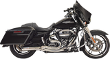 Road Rage II 2-Into-1 Mid-Length Exhaust System - Chrome