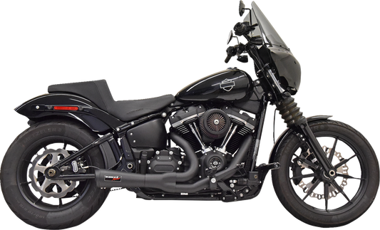 2-into-1 Ripper Short Exhaust System - Black - 49-State