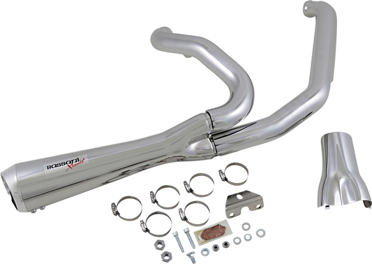 Short 2:1 Exhaust for FL - Chrome