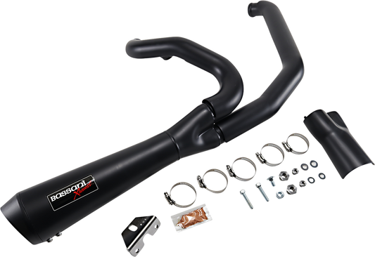 Short 2:1 Exhaust for FL - Black