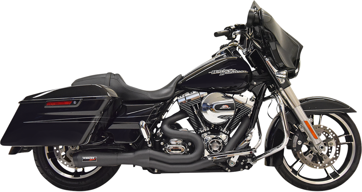 Road Rage II 2-Into-1 Mid-Length Exhaust System - Black