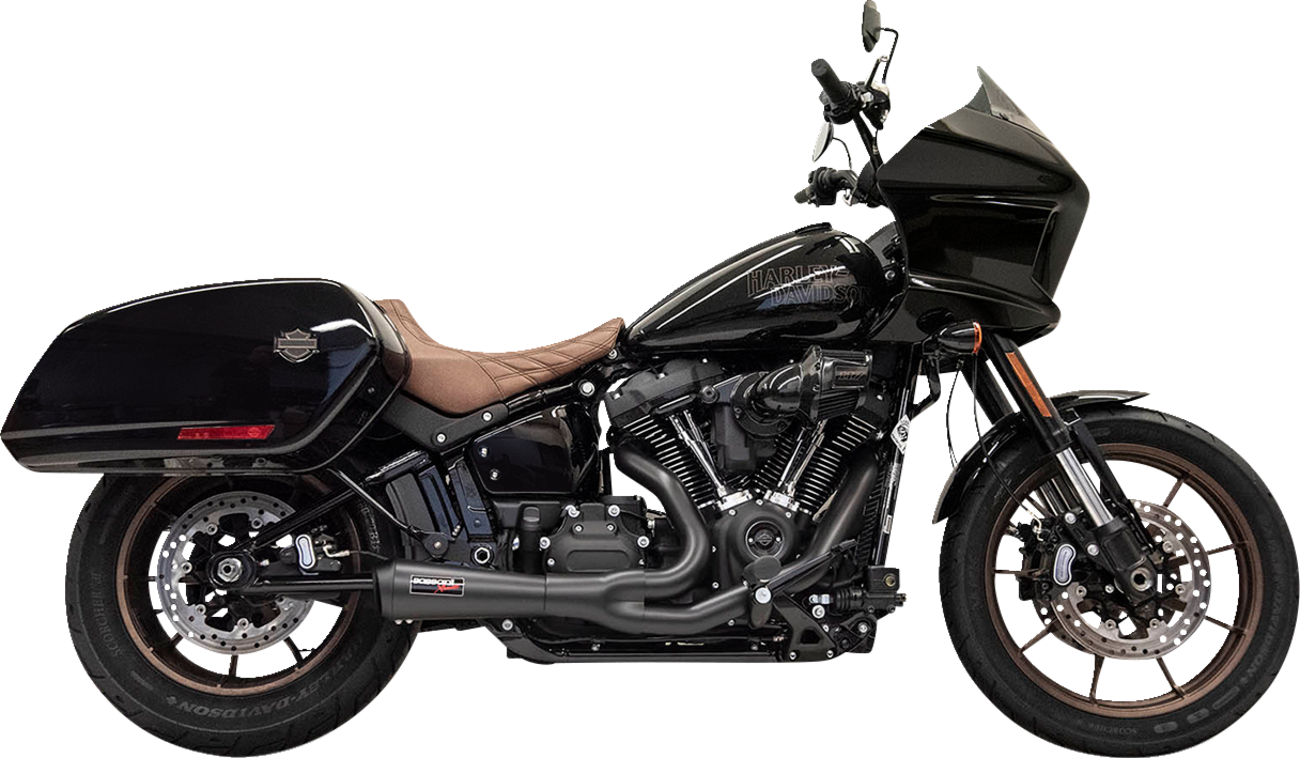 2-into-1 The Ripper Short Road Rage Exhaust System - Black
