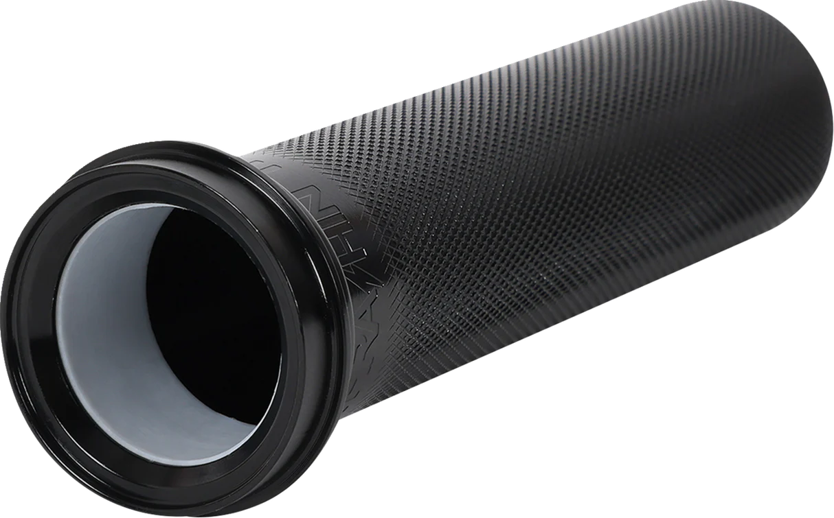 Throttle Tube - Knurled - 1" - TBW - Black